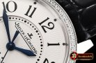 Jaeger Le Coultre Master Ultra Thin Moon Ladies SS/LE White ZF MY9015 Mod