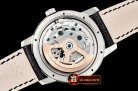 Jaeger Le Coultre Master Grande Trad. Tourb. Cylindrique SS/LE Wht Tourb