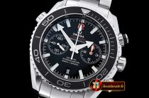 Omega Planet Ocean 45mm Chrono SS/SS Blk/O BP A7750 Mod9300