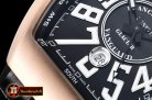 Franck Muller Vanguard Mens V45 RG/LE/RU Black Lume ABF Asia 2824