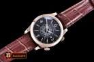 JAEGER LE COULTRE Master Memovax World Time RG/LE Black Asia 21J