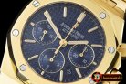 AP0358C - Royal Oak Chronograph Ref. 26320 YG/YG Blue A-7750