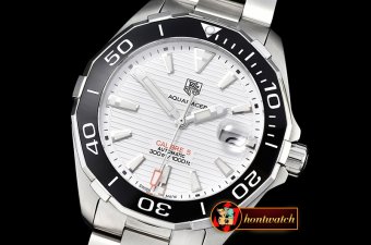 Tag Heuer AquaRacer Calibre 5 Cer Bez SS/SS White Asia 23J
