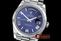 RDD0194D - DayDate 228206 SS/SS Blue Roman BP Swiss 2836