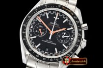 Omega Speedmaster Moonwatch SS/SS Blk/Org OMF A7750 9900