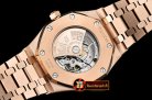 Audemars Piguet Royal Oak 15400 Frosted RG/RG Grey Asia 21J Mod 3120