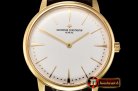 VACH. CONSTANTINE Patrimony Grand Taille YG/LE White KZF Miyota 9015