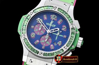 Hublot Big Bang Pop Art 38mm SS/LE Blue/Green Bez OS20 Qtz