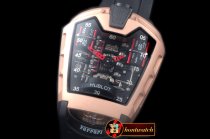 Best Replica Hublot LaFerrari Masterpiece RG/RU Black/Red Asian