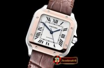Cartier Santos De Cartier Ladies 35mm RG/SS/LE Wht V6F MY9015