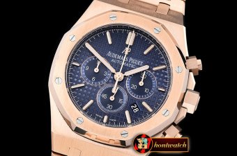 Audemars Piguet Royal Oak Chronograph 26331ST RG/RG F.Blue OMF A7750