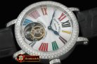 FM122B - Ronde Crazy Colours SS/LE White Roman Tourbillon