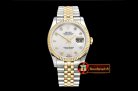 Rolex Datejust Man DJ 36mm Jub Flt YG/SS White MOP Diams BP A313