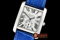 Cartier Tank MC 1904 SS/LE (Blue) White Asia 23J