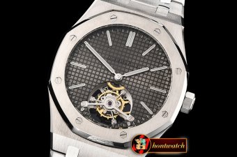 Audemars Piguet Royal Oak Extra Thin Tourb SS/SS Grey JF Flying Tourb