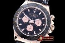 Rolex Daytona Ref.116515 RG/LE Black/Rose Noob A7750 Mod