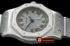 CAR0315B - Ladies Original Santos SS/SS White Swiss Quartz