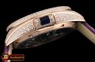 Cartier Cle De Cartier Tourb Diams RG/LE Purp White Asia HW