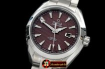 OMG0350 - Aqua Terra Auto SS/SS Brown Miyota 8205