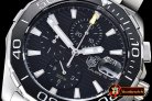 Replica Tag Heuer Aquaracer 2016 Calibre 16 Cer Bez SS/SS Black