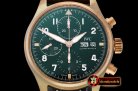 IWC Pilot Chrono Spitfire IW387902 Brz BR/LE Grn AIF A7750