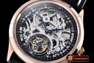 JL091 - Master Skeleton Tourbillon RG/LE Black Flying Tourbillon