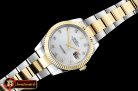 Rolex Datejust II DJ2 41mm Oyt Flt YG/SS Wht MOP Diams BP Asia 2813