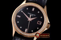 PP0241G - Calatrava Ref.5298 Diams RG/LE Black Diams MY9015 Mod
