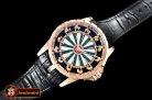 Roger Dubuis Knights of the Round Table I RG/LE Blk/Wht Asia Seagull