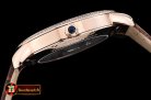 Replica Cartier Ronde Louis Cartier No Date RG/LE Diams White As