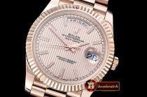 Rolex DayDate 40mm Flt RG/RG Rose Gold Stick Noob A3255 Mod