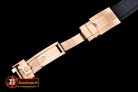 Replica Rolex YachtMaster 116655 RG/RU Cer Bez Black JF A2836