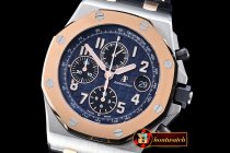 Replica Audemars Piguet Royal Oak Offshore RG Bez RG/SS Blue A77