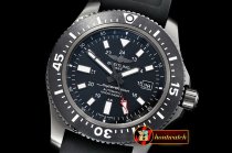 Breitling Superocean 44 BlackSteel DLC/RU Blk/Stk GF Asia 2824