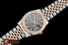 Rolex Datejust Man DJ 36mm Jub Flt RG/SS Black MOP Diams BP A313