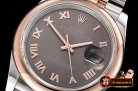 Rolex DateJust 36mm Jub Dome RG/SS Grey/Rmn BP A2813