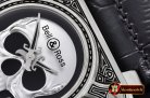 Bell & Ross BR01 2016 Burning Skull Ltd Ed SS/LE Black Asia 23J