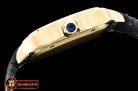 Cartier Santos De Cartier 2018 Ladies YG/LE Wht Swiss Qtz