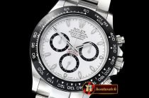 Rolex Daytona 116500LN 904L CER/SS/SS Wht GMF A7750 A4130