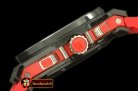 HUB0323A - Big Bang Pearl/ Sq Red Ruby All Black A-7750