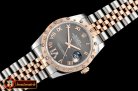 Rolex Datejust Midsize 31mm Diam Bez RG/SS Grey Diam BP A2836