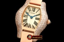 CAR0336A - Tortue De Cartier RG/RG White Swiss Quartz