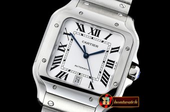 Cartier Santos De Cartier 2018 Mens XL SS/SS Wht KOR MY9015