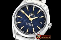Omega Aqua Terra 150m SS/SS Blue/Gold VSF Ultimate Asia 8500