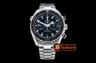 Replica Omega Planet Ocean 45mm Chrono SS/SS Blk/Wht A7750 Mod93