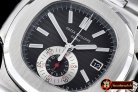 PP0200C - 5980 Nautilis Chrono SS/SS Black BP A-7750