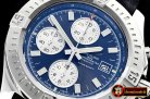Breitling Colt 44mm Chronograph Automatic SS/LE Blue/Stk A7750