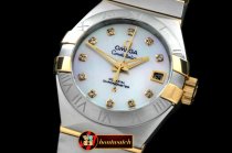 OMG0351C - Double Eagle Ladies Auto SS/YG Wht Diamonds J-Miyota