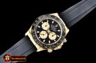 Rolex Daytona 116518 CER/YG/RU Black/Stk ARF V2 A4130 Mod