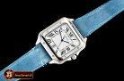 Cartier Santos D Cartier 2018 Ladies SS/LE (Blue)Wht Swiss Qtz